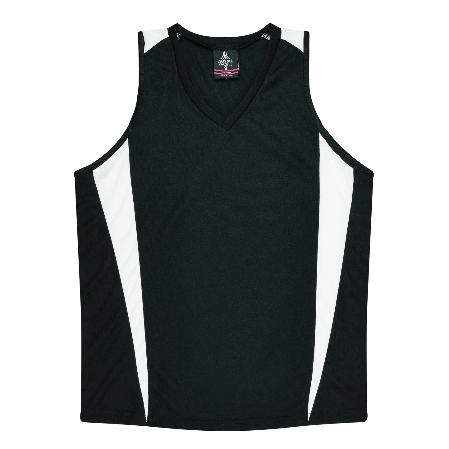 BLACK/WHITE - Eureka Lady Singlets
