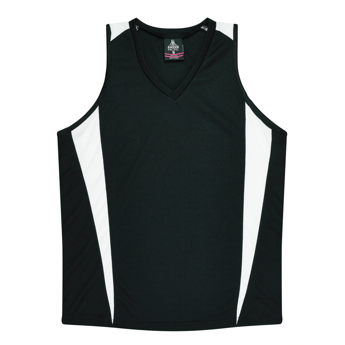 BLACK/WHITE - Eureka Lady Singlets