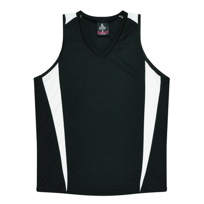 BLACK/WHITE - Eureka Lady Singlets