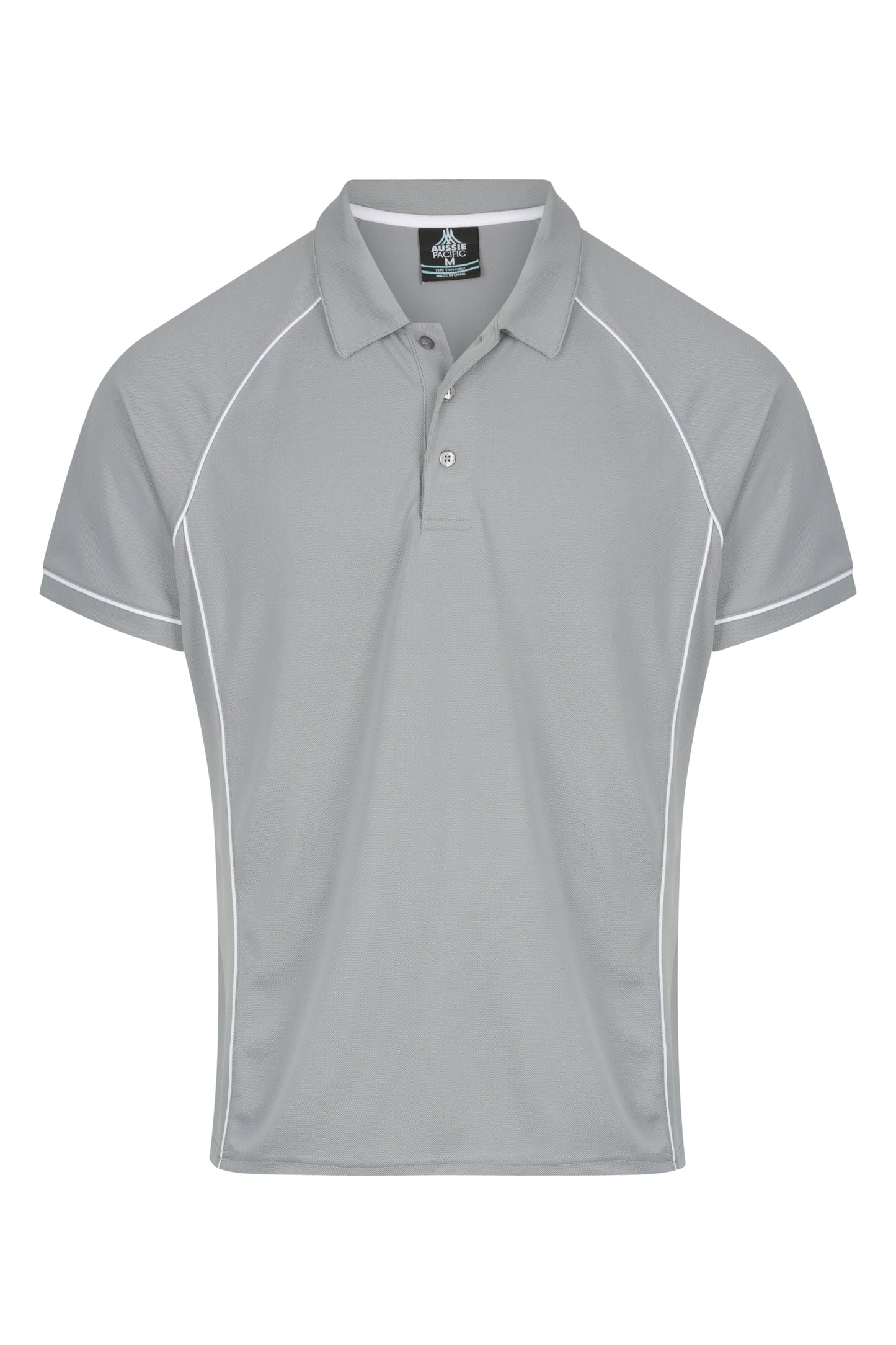 SILVER/WHITE - Endeavour Mens Polos