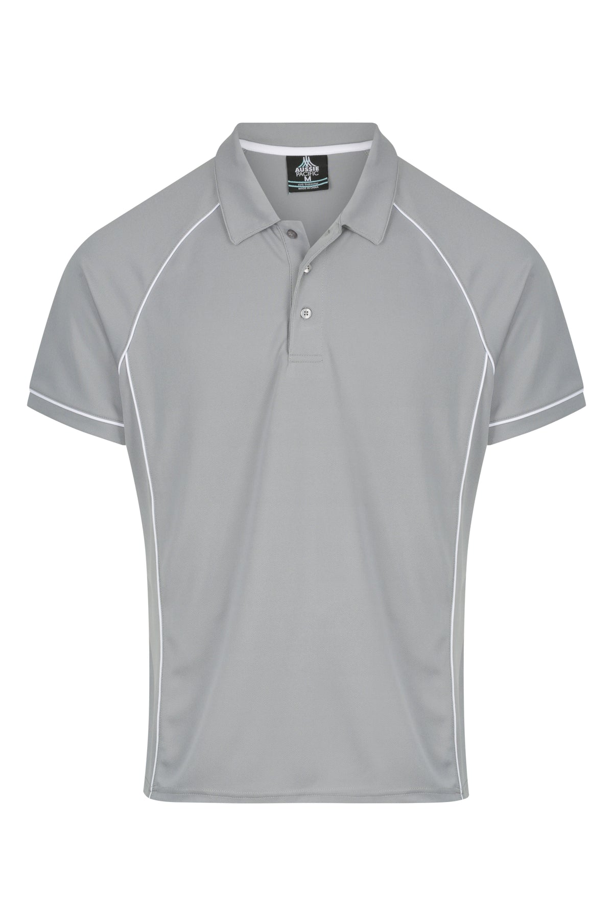 SILVER/WHITE - Endeavour Mens Polos