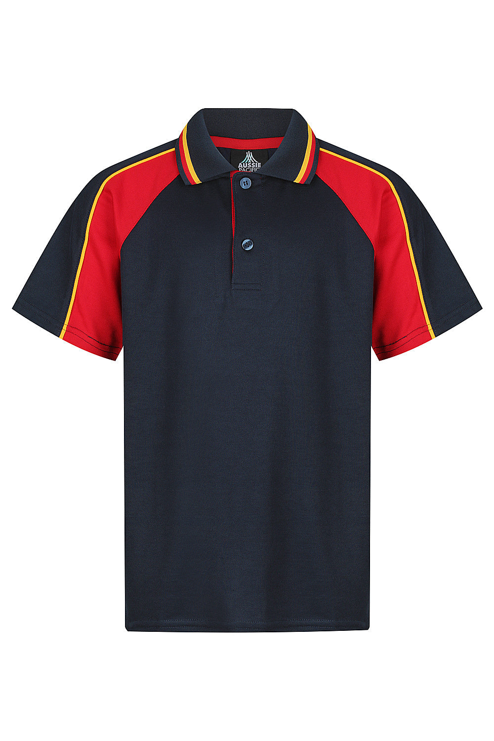 NAVY/RED/GOLD - Panorama Kids Polos