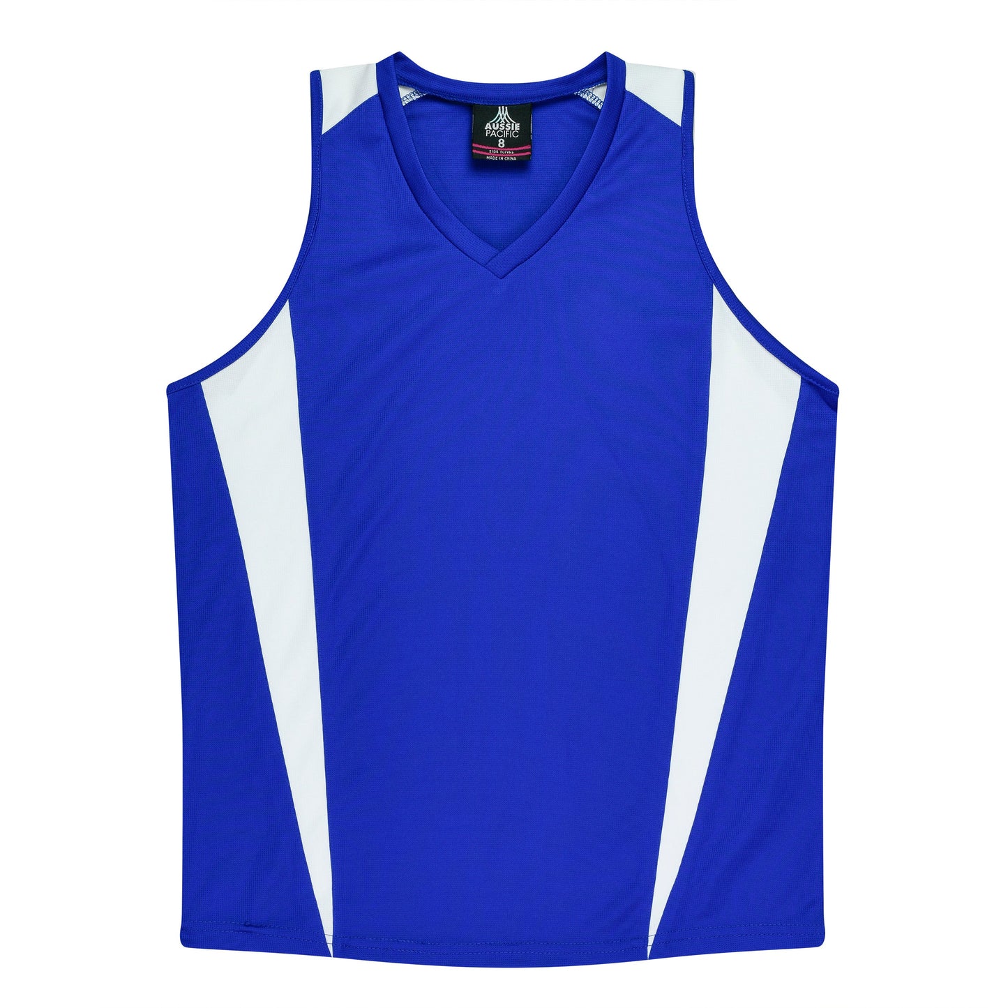 ROYAL/WHITE - Eureka Lady Singlets