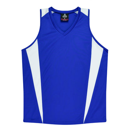 ROYAL/WHITE - Eureka Lady Singlets