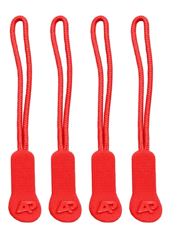 Red - Zip Pullers Accessories