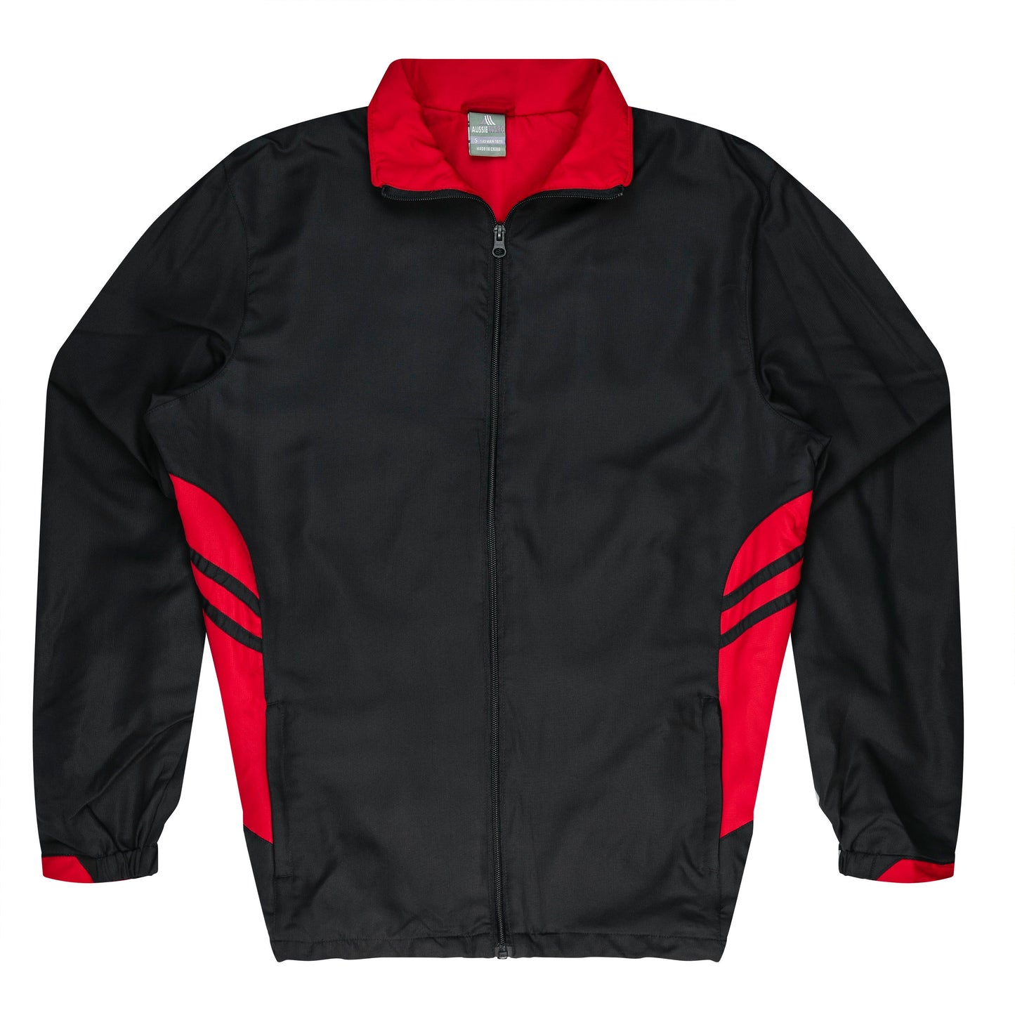 BLACK/RED - Tasman Kids Tracktops