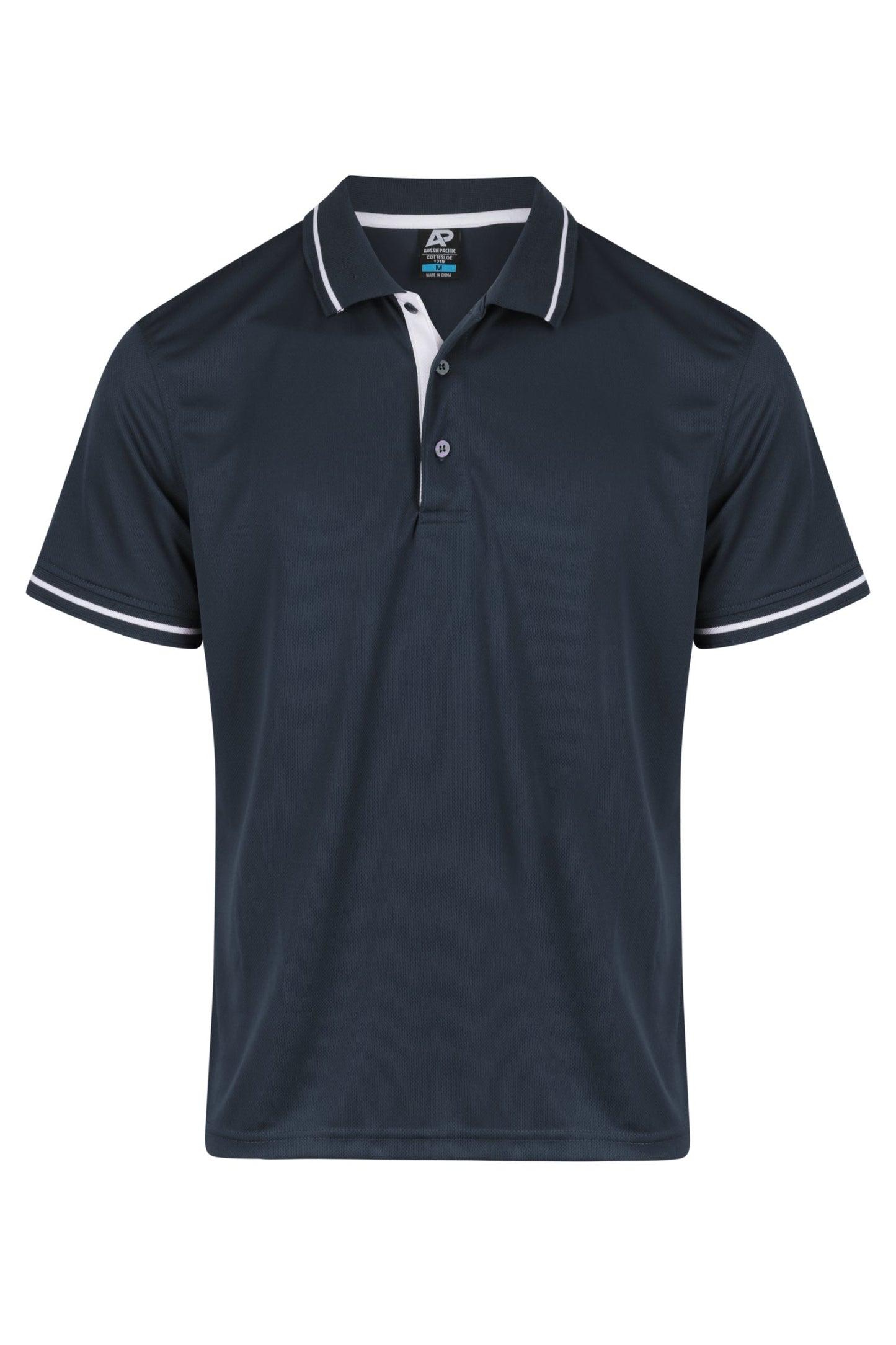 NAVY/WHITE - Cottesloe Mens Polos