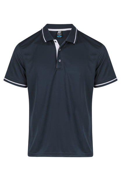 NAVY/WHITE - Cottesloe Mens Polos