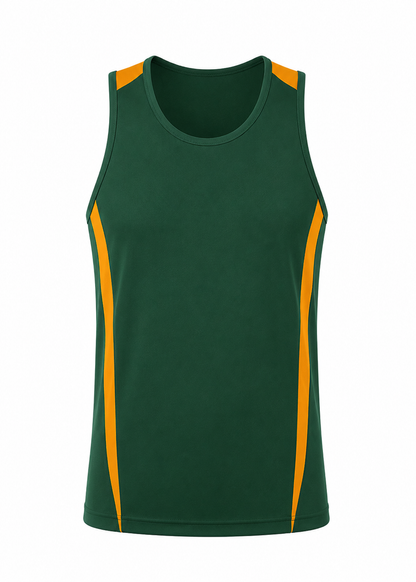 BOTTLE/GOLD - Eureka Mens Singlets