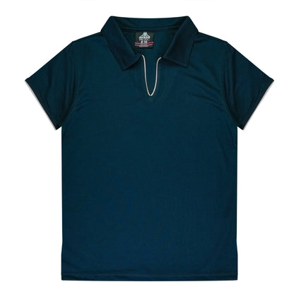 NAVY/WHITE - Yarra Lady Polos
