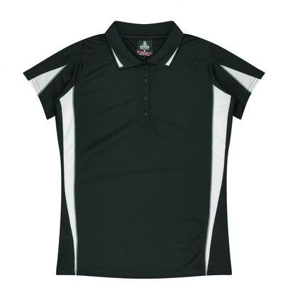 BLACK/WHITE - Eureka Lady Polos