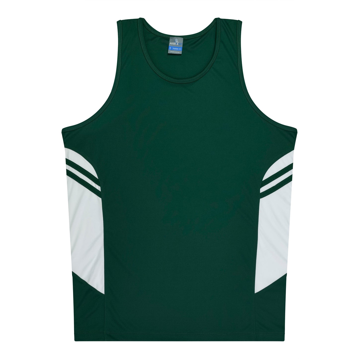 BOTTLE/WHITE - Tasman Kids Singlets