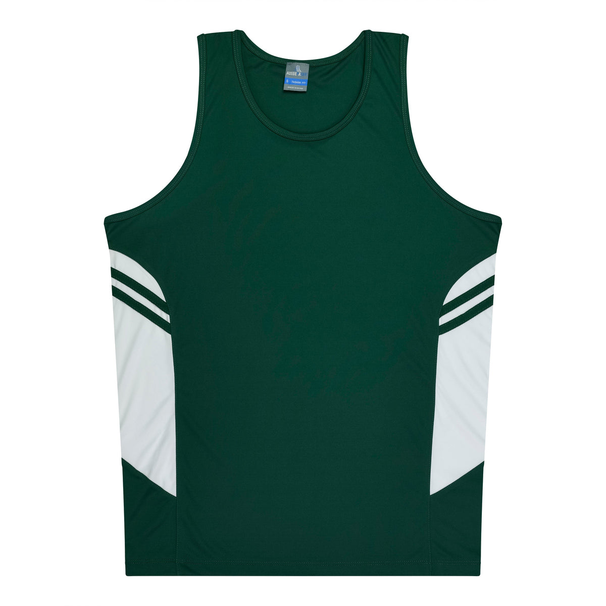 BOTTLE/WHITE - Tasman Kids Singlets