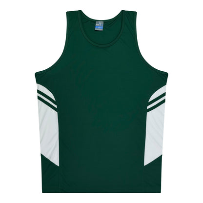 BOTTLE/WHITE - Tasman Kids Singlets