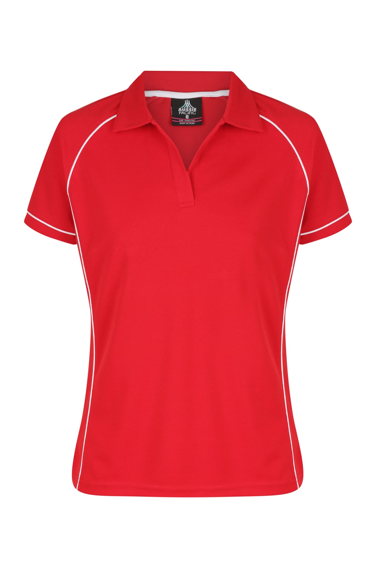 RED/WHITE - Endeavour Lady Polos