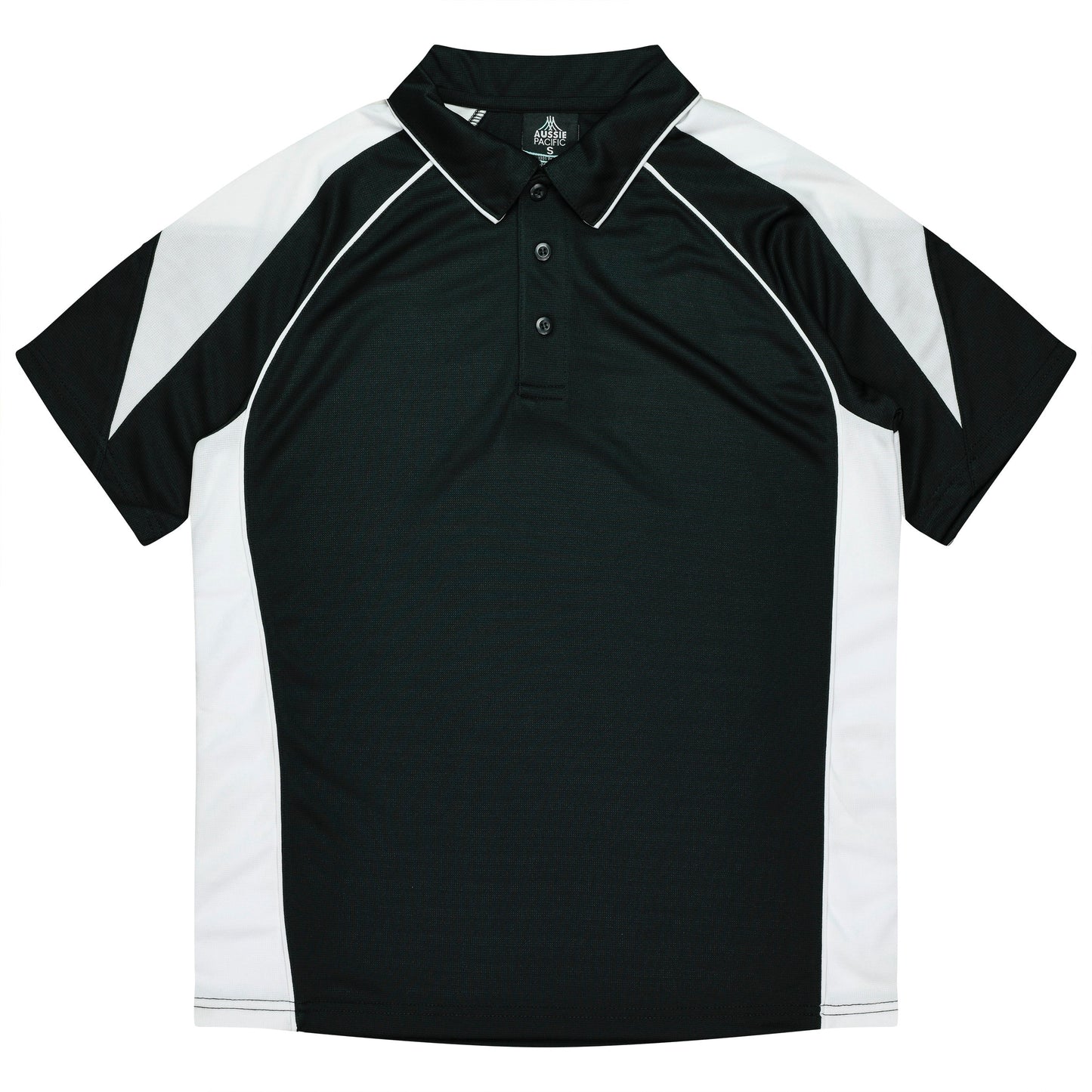 BLACK/WHITE - Premier Kids Polos