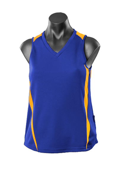 ROYAL/GOLD - Eureka Lady Singlets