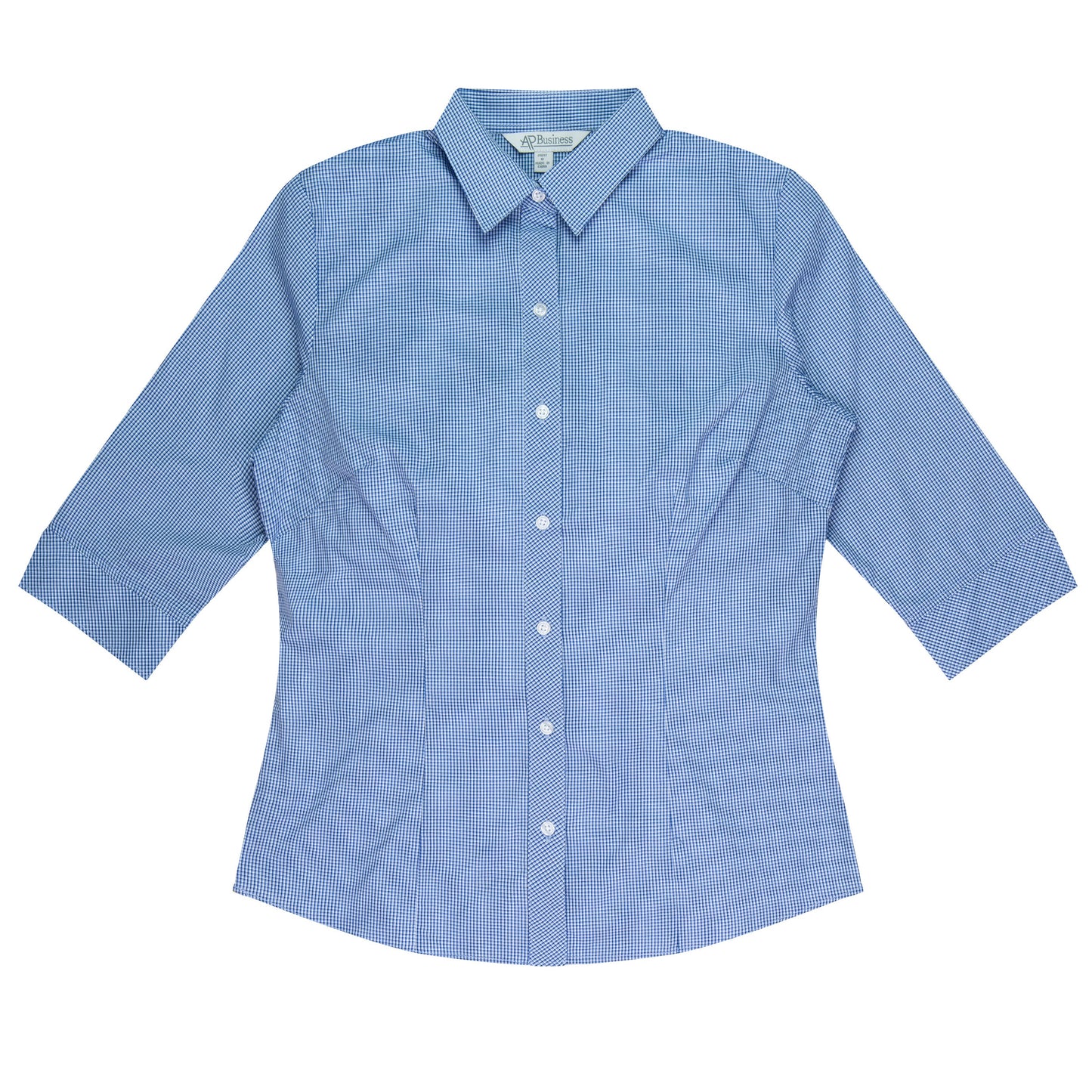 NAVY/WHITE - Toorak Lady Shirt 3/4 Sleeve