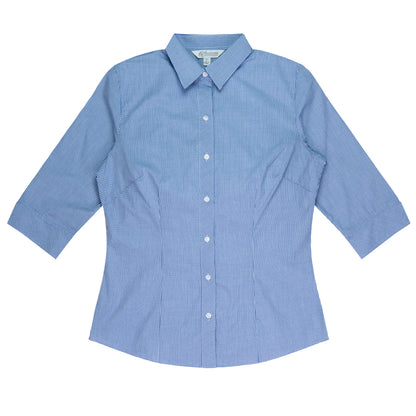 NAVY/WHITE - Toorak Lady Shirt 3/4 Sleeve
