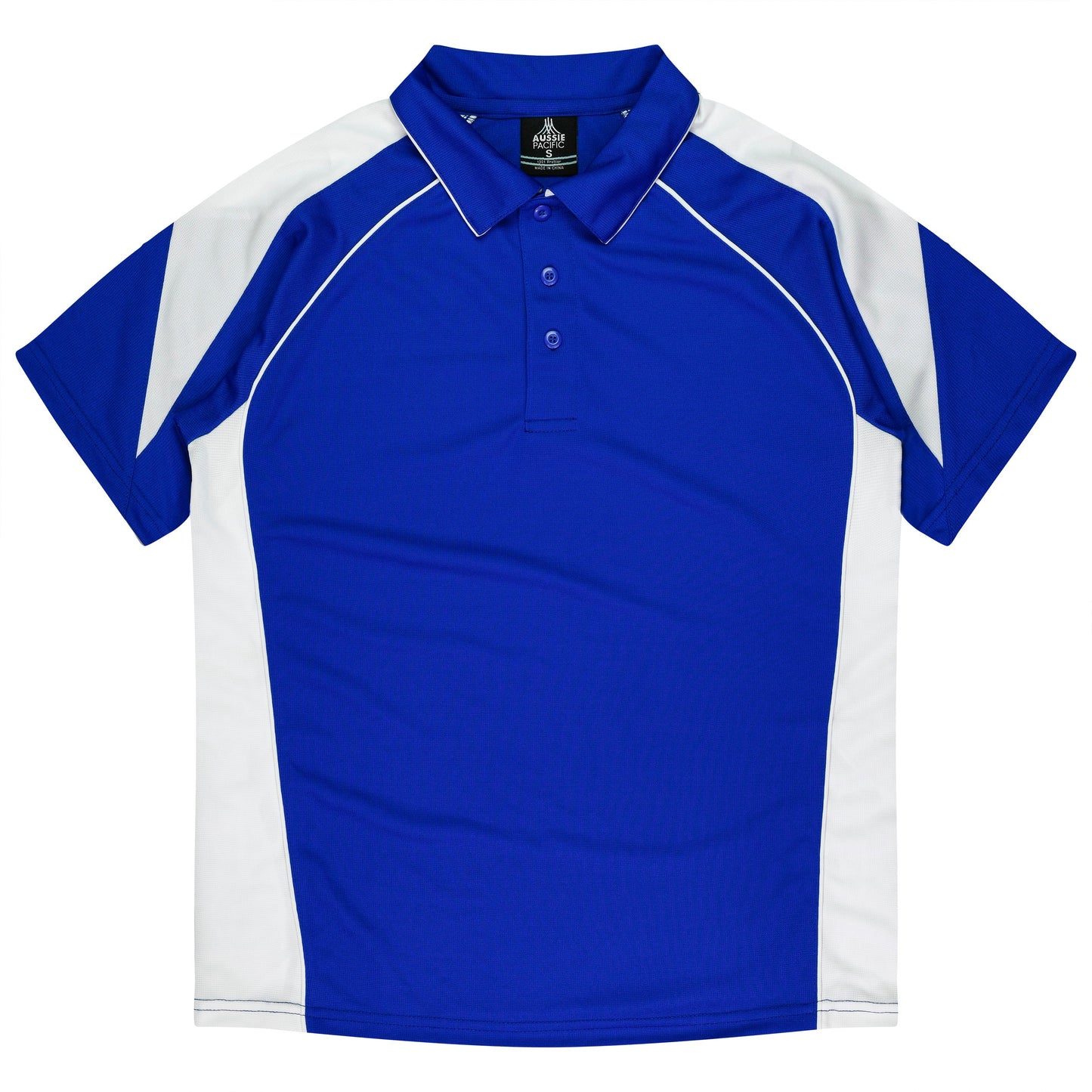 ROYAL/WHITE - Premier Kids Polos