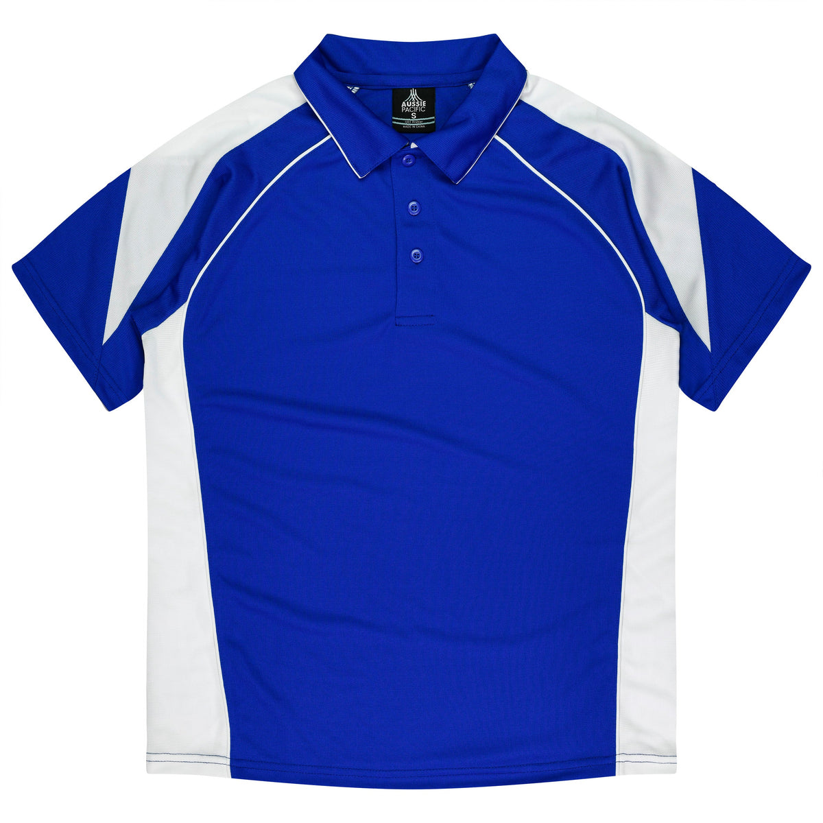 ROYAL/WHITE - Premier Kids Polos
