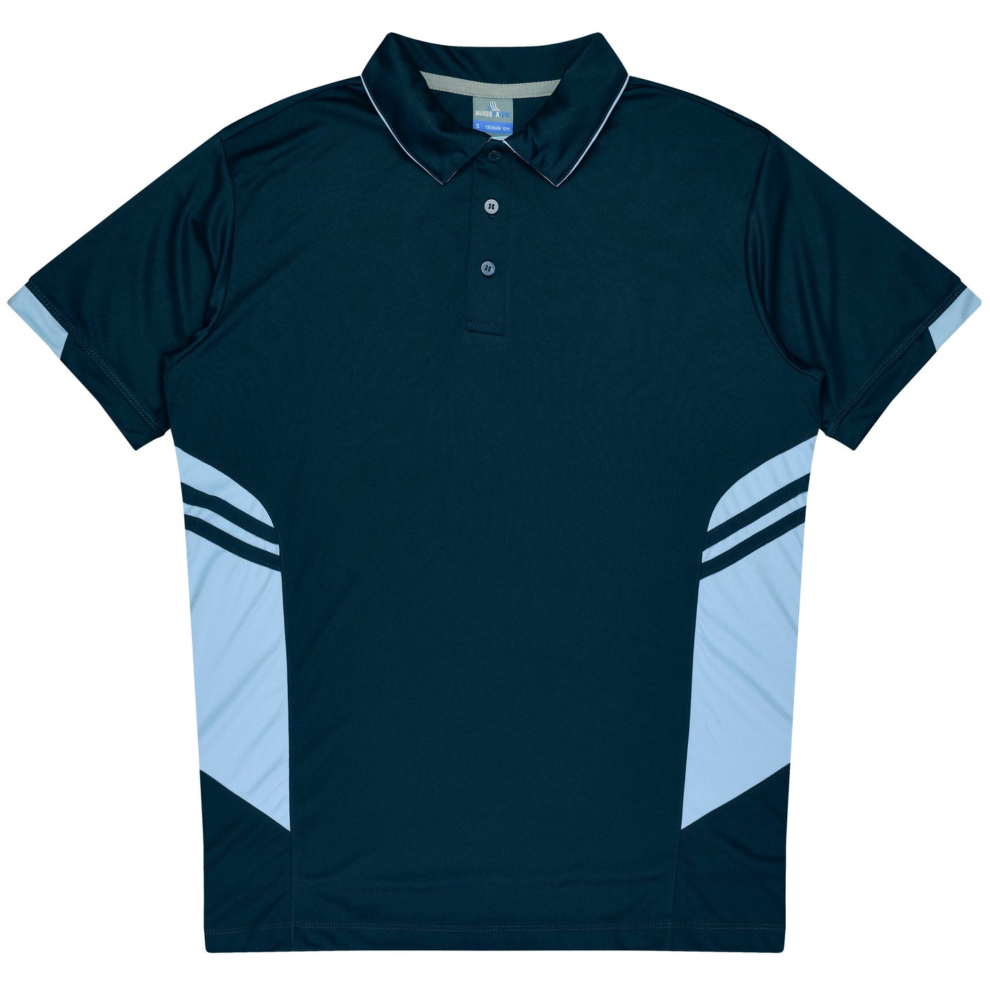 NAVY/SKY - Tasman Kids Polos