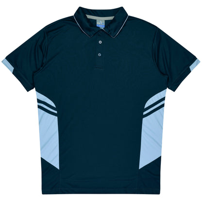 NAVY/SKY - Tasman Kids Polos