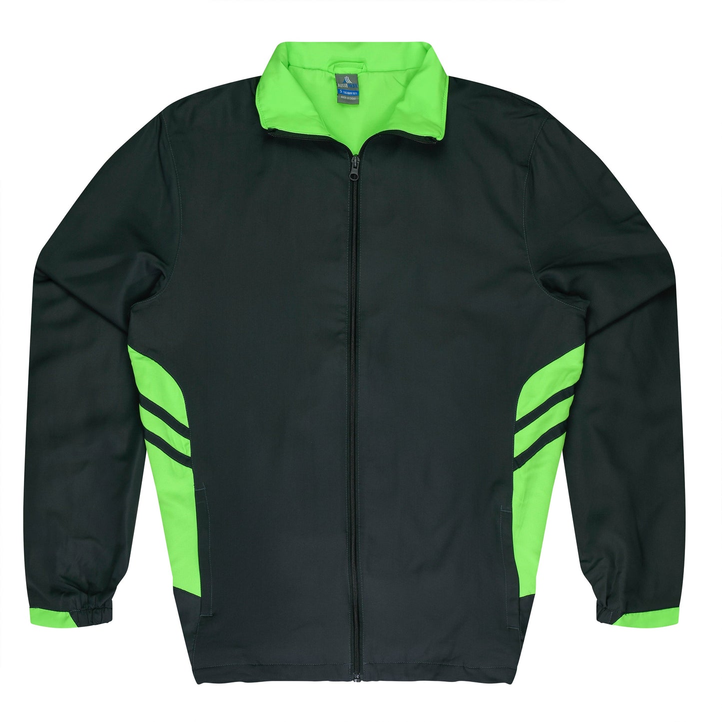SLATE/NEON GREEN - Tasman Kids Tracktops