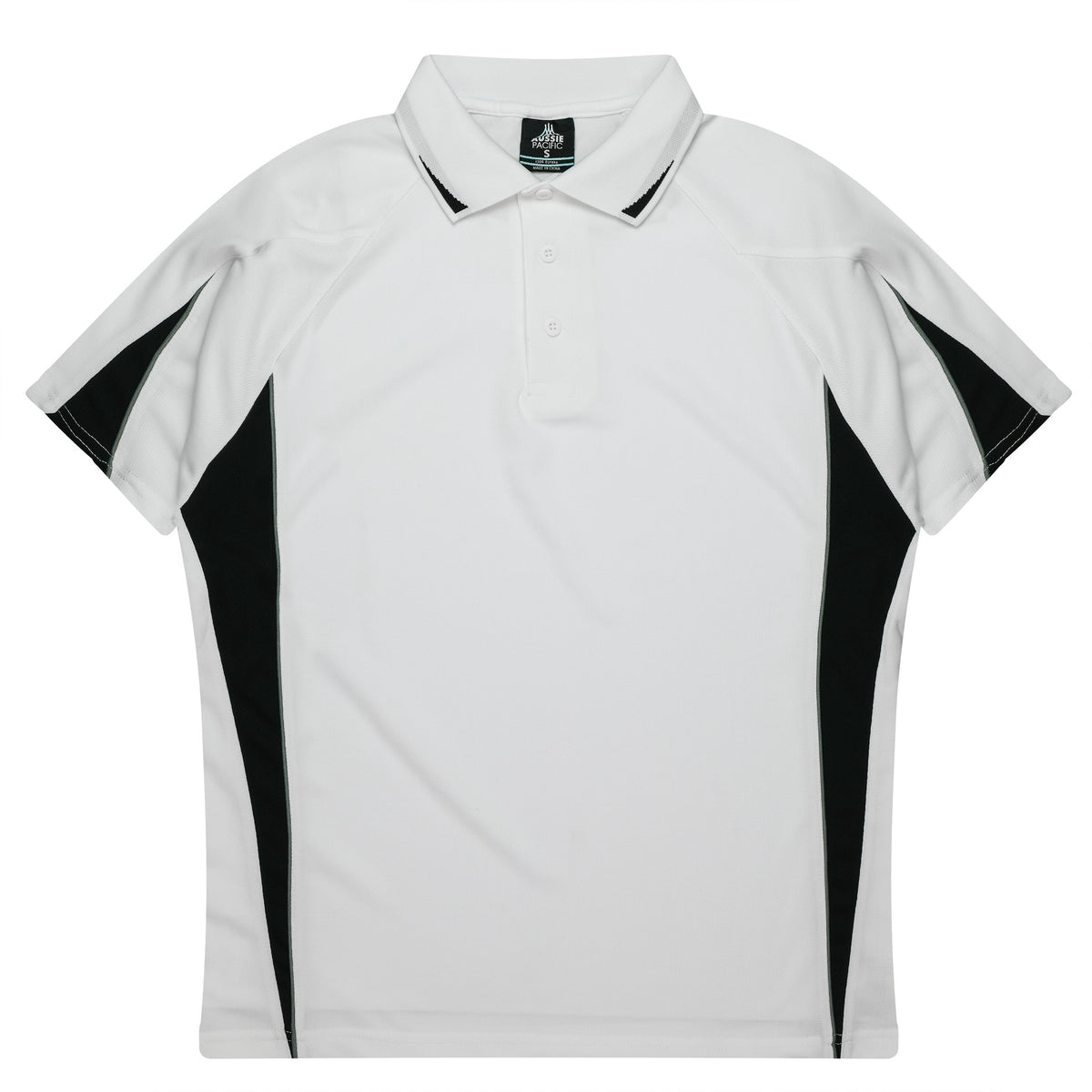 WHITE/BLACK - Eureka Kids Polos