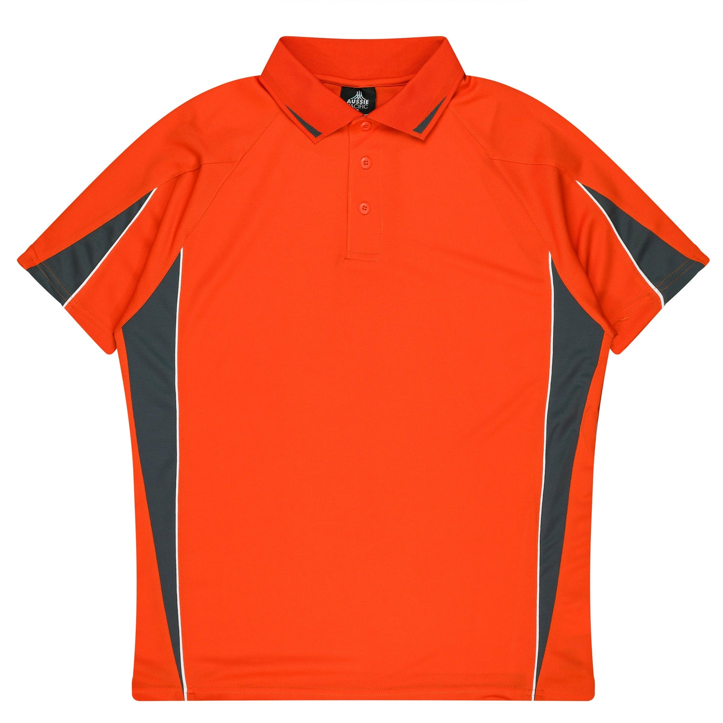Orange/Charcoal - Eureka Kids Polos