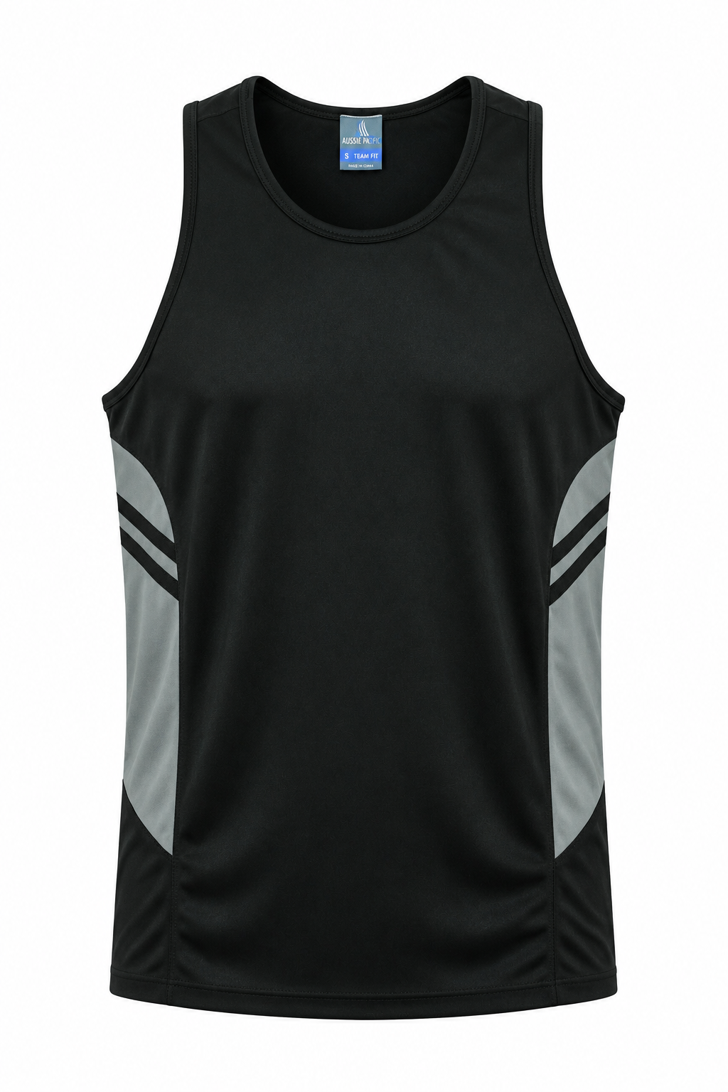 BLACK/ASHE - Tasman Mens Singlets
