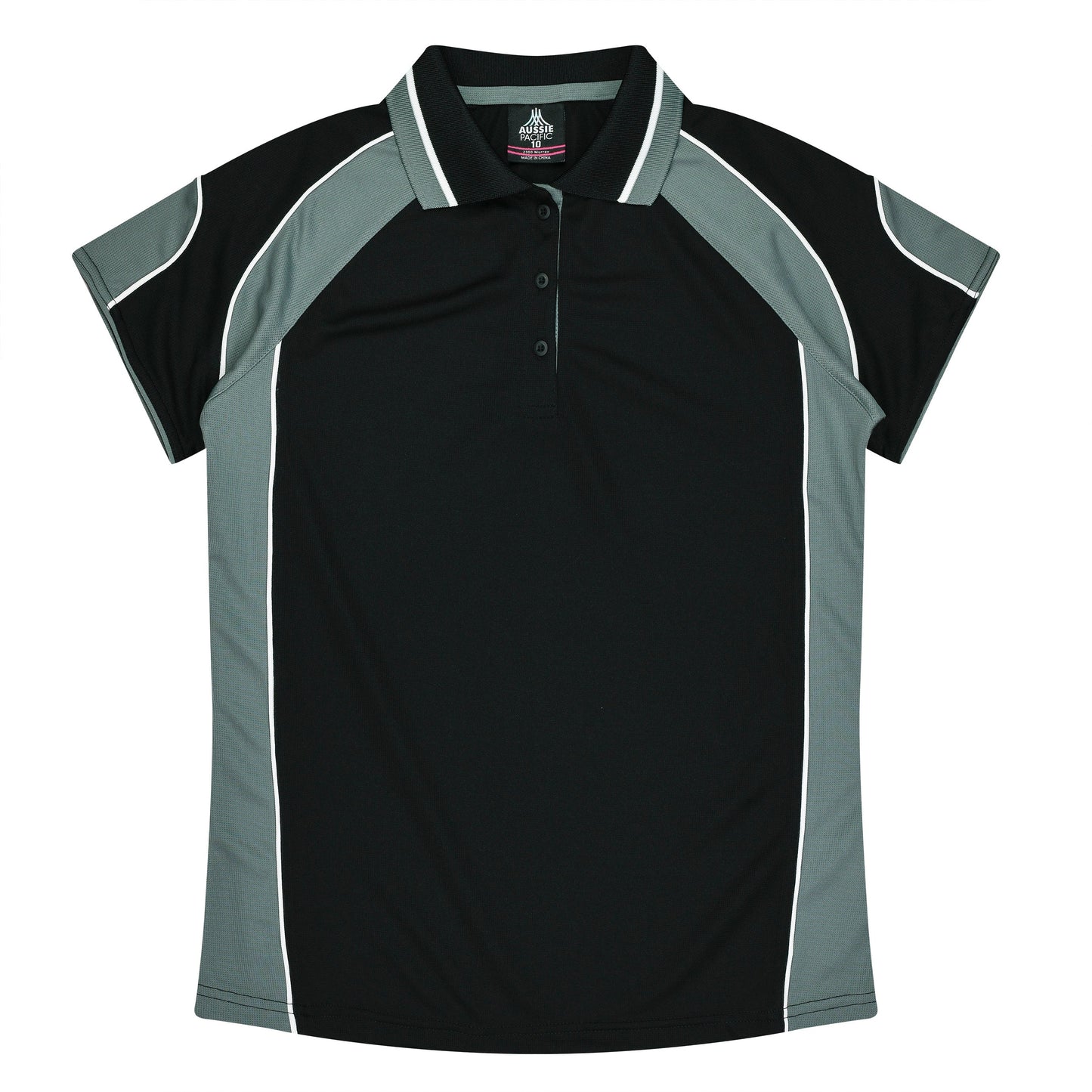 BLACK/ASHE - Murray Lady Polos