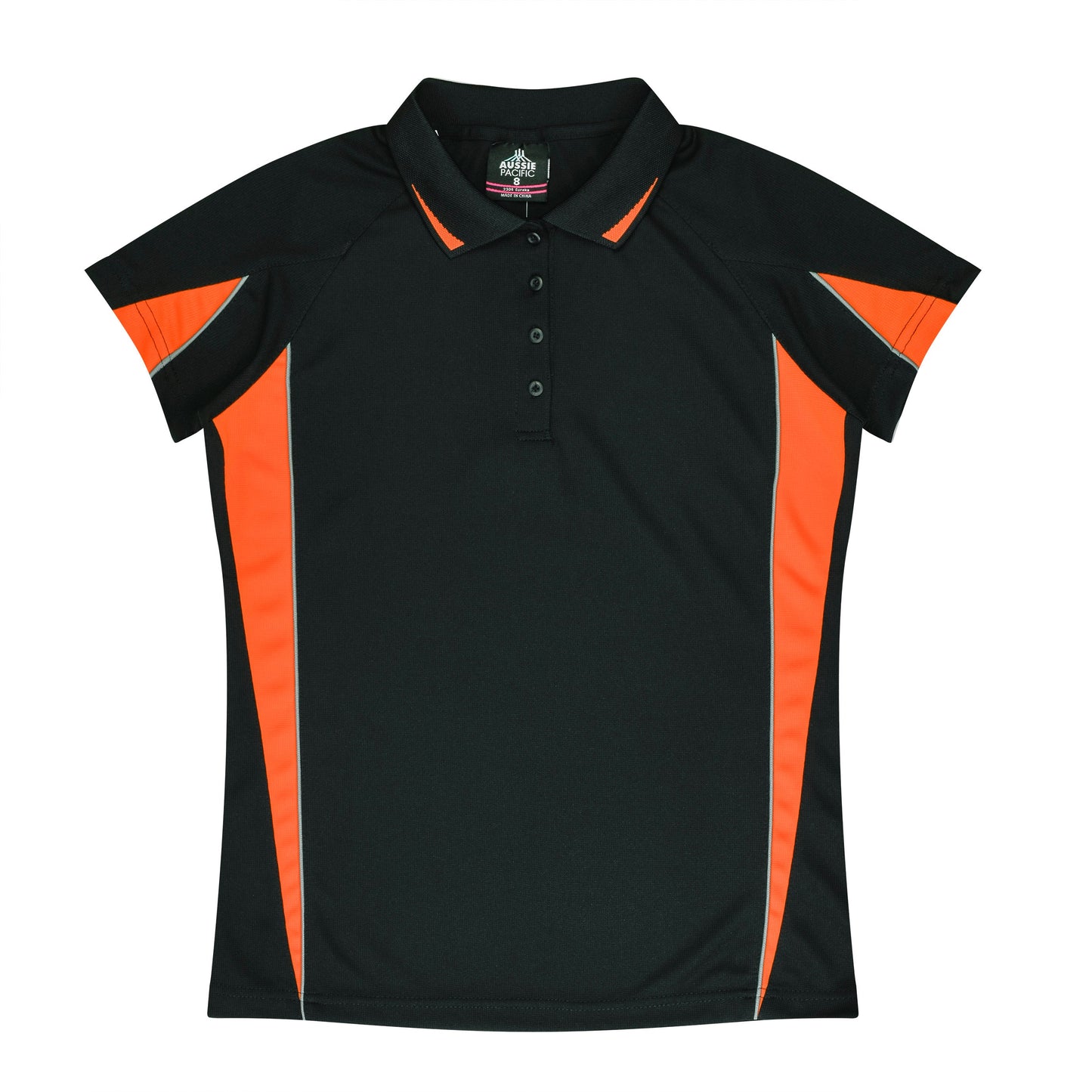 BLACK/ORANGE - Eureka Lady Polos