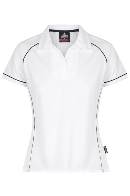 WHITE/NAVY - Endeavour Lady Polos