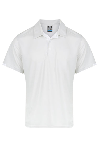 LIGHT GREY/WHITE - Morris Mens Polos