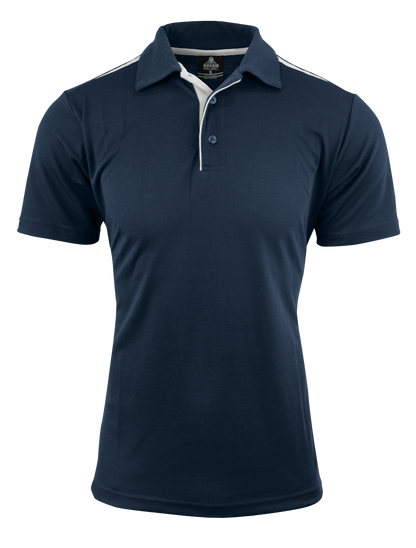 NAVY/WHITE - Paterson Mens Polos