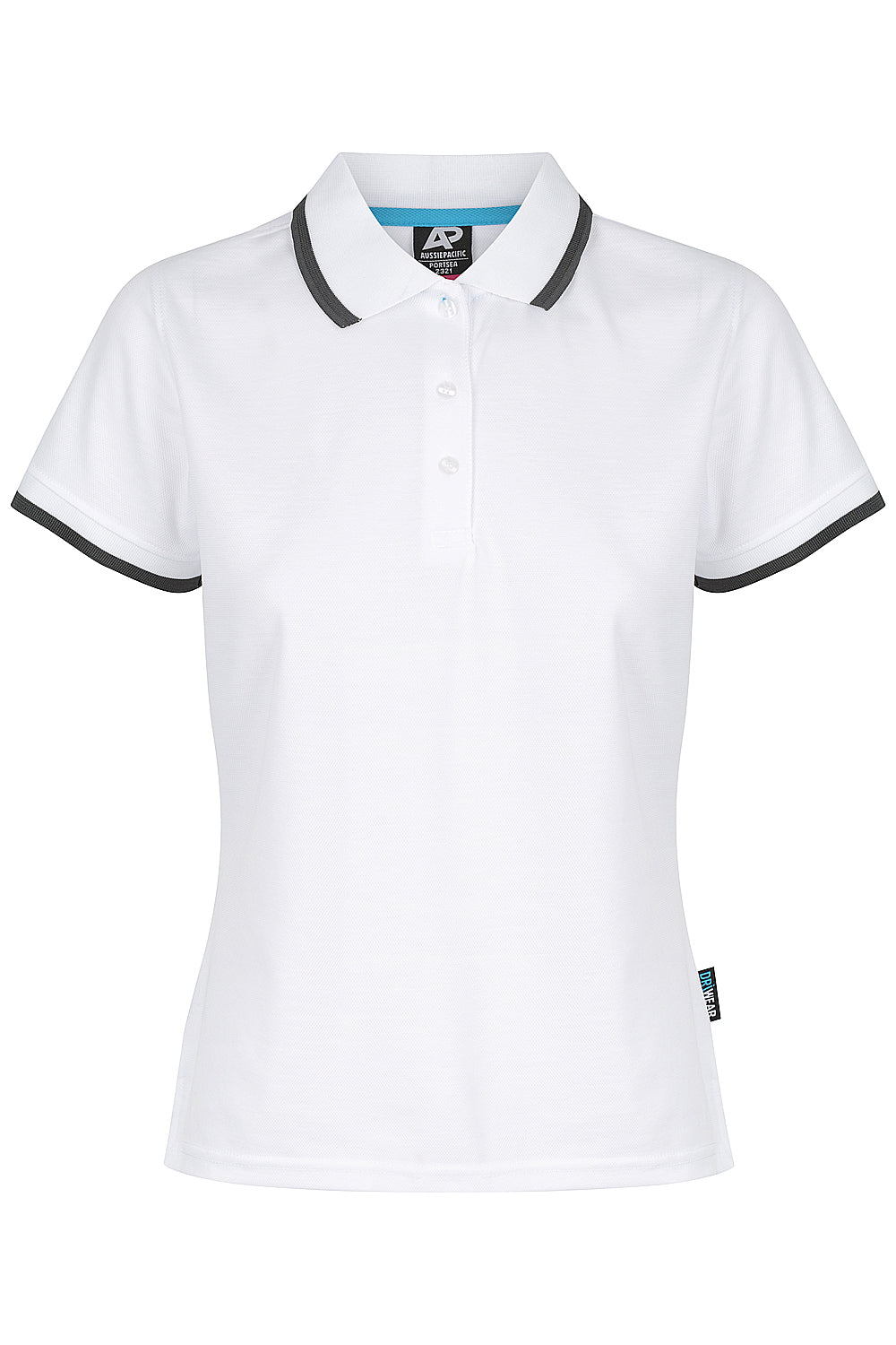 WHITE/SLATE - Portsea Lady Polos