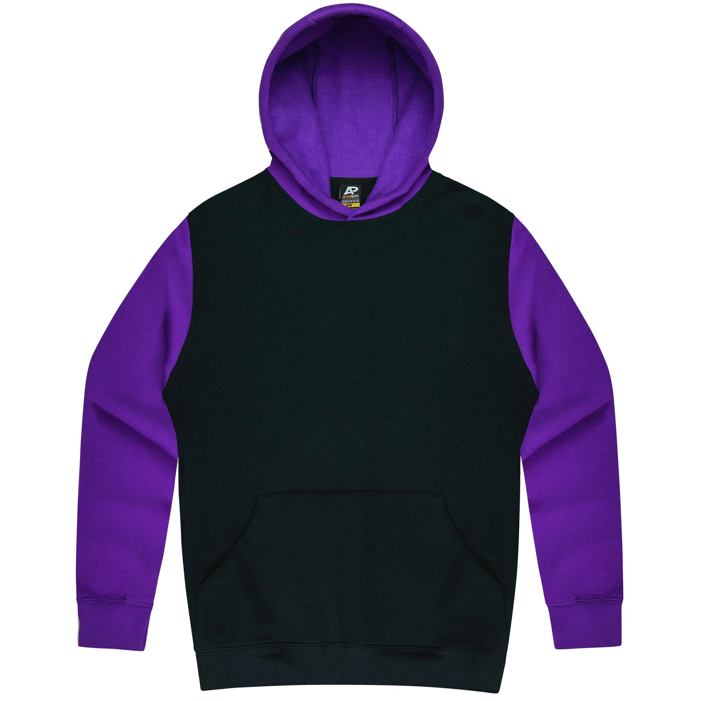 BLACK/ELECTRIC PURPLE - Monash Kids Hoodies