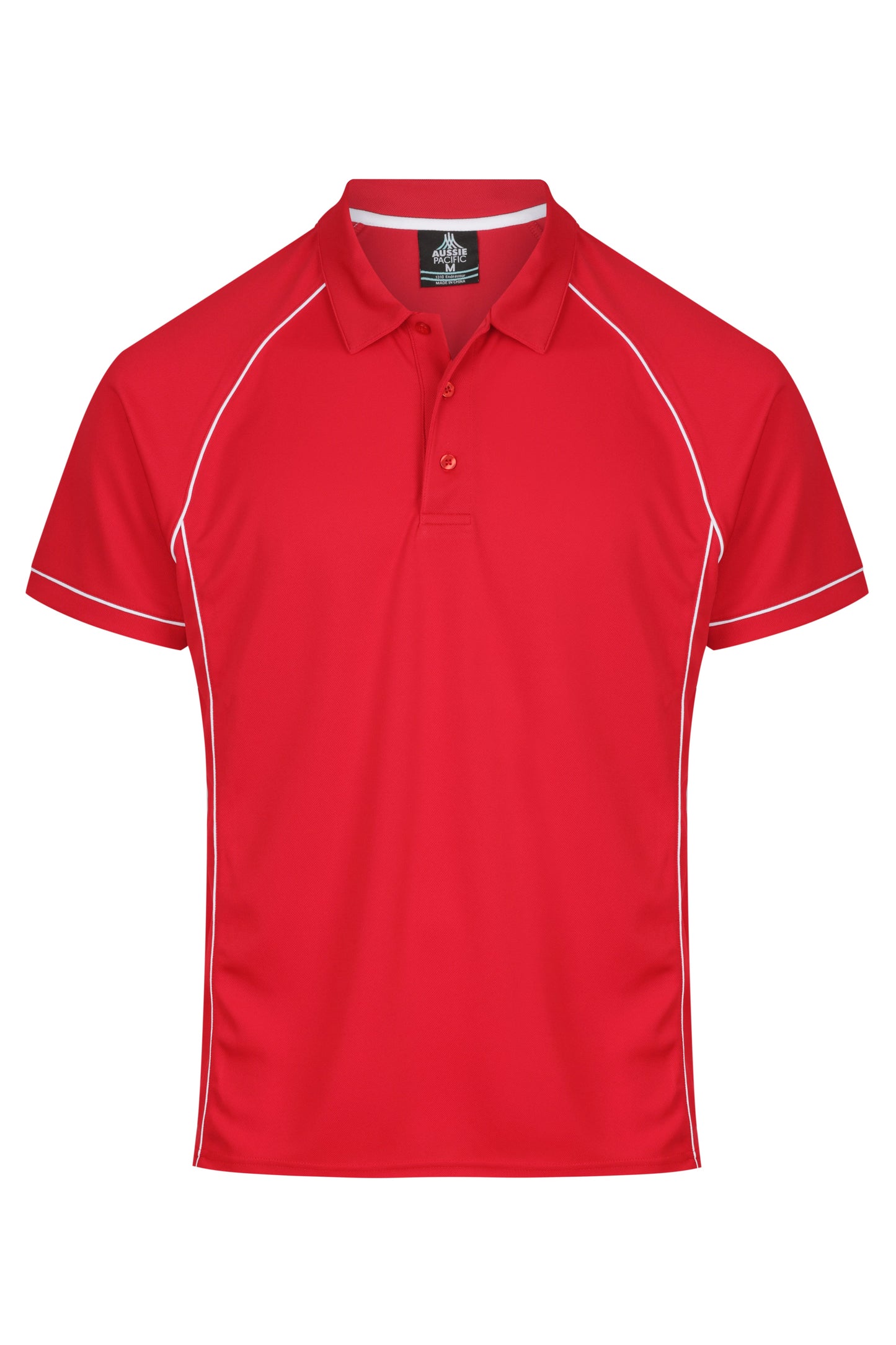 RED/WHITE - Endeavour Mens Polos