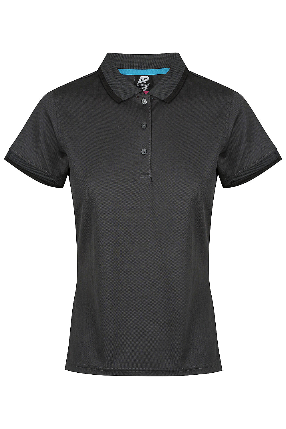 SLATE/BLACK - Portsea Lady Polos