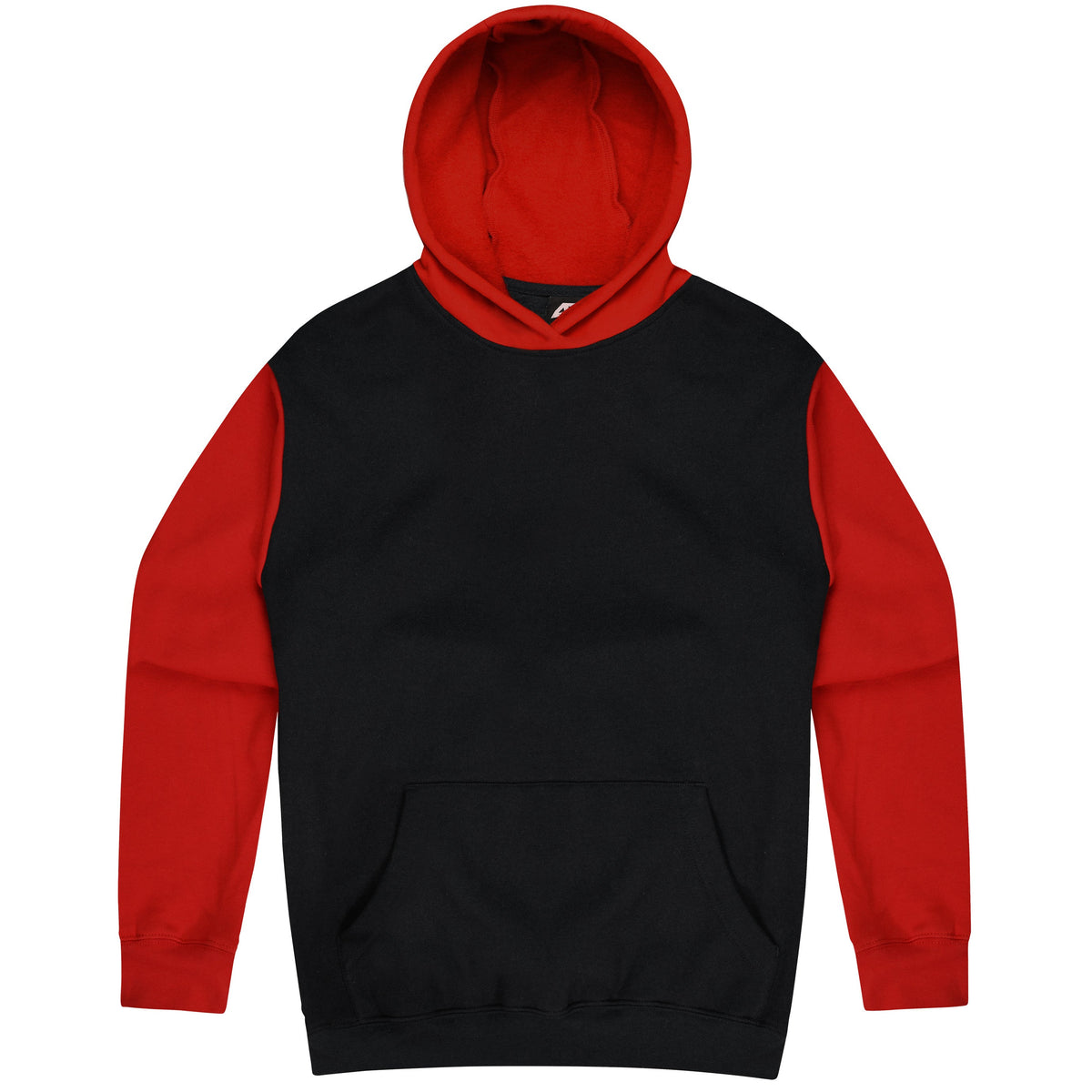 BLACK/RED - Monash Mens Hoodies