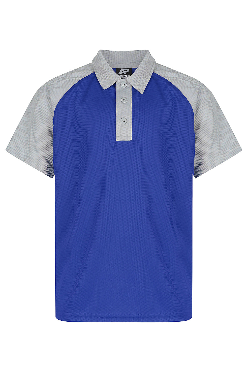 ROYAL/SILVER - Manly Kids Polos