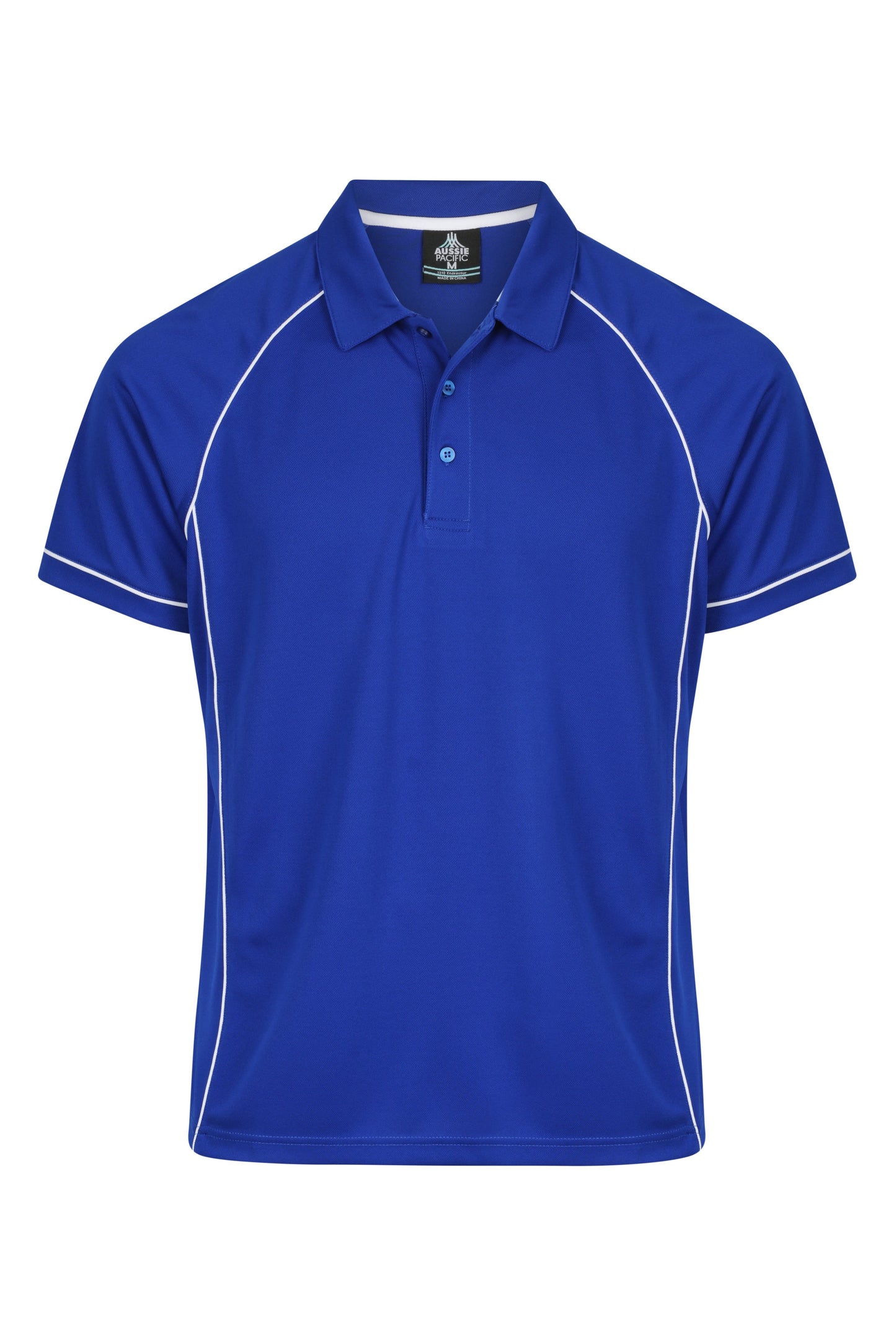 ROYAL/WHITE - Endeavour Mens Polos