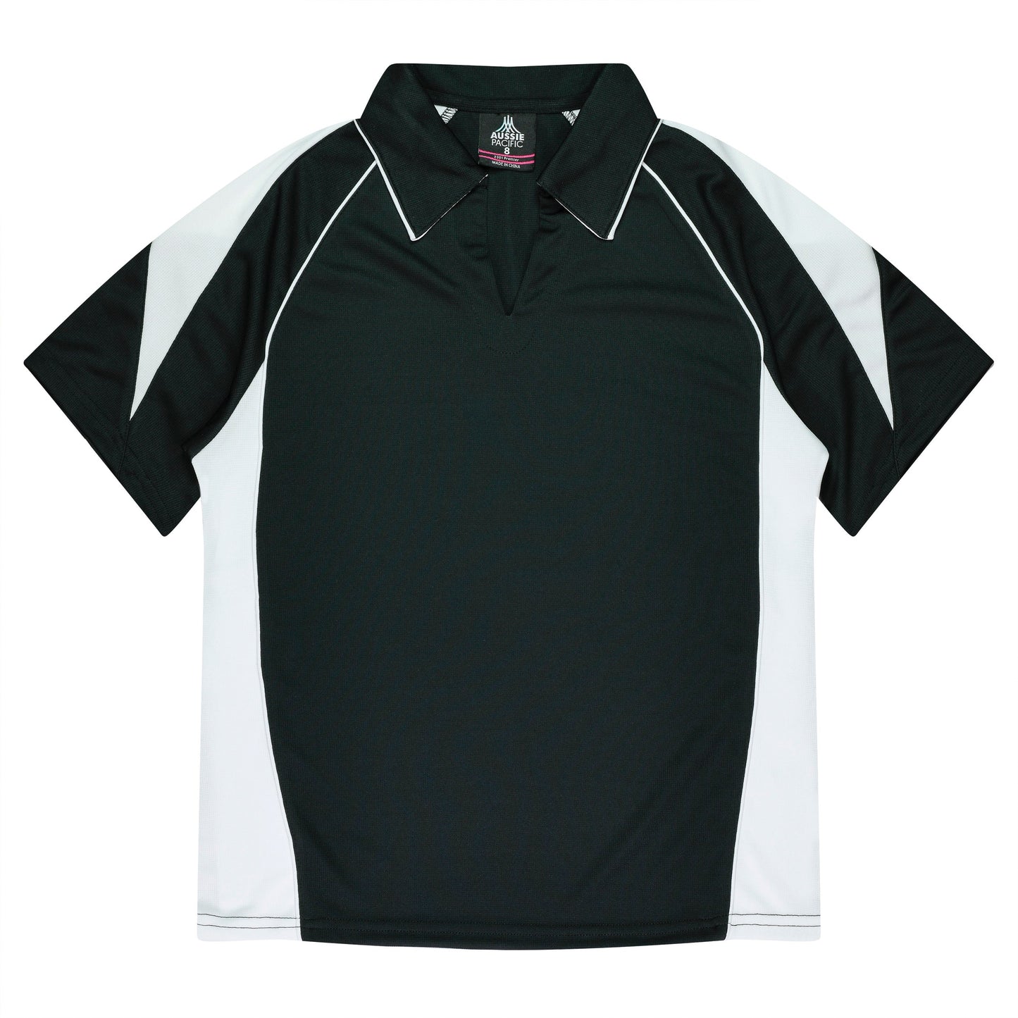 BLACK/WHITE - Premier Lady Polos