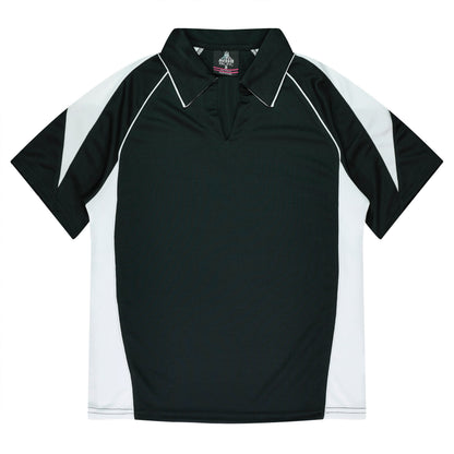 BLACK/WHITE - Premier Lady Polos