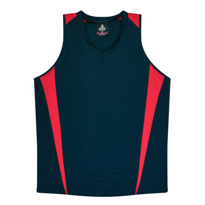 NAVY/RED - Eureka Lady Singlets