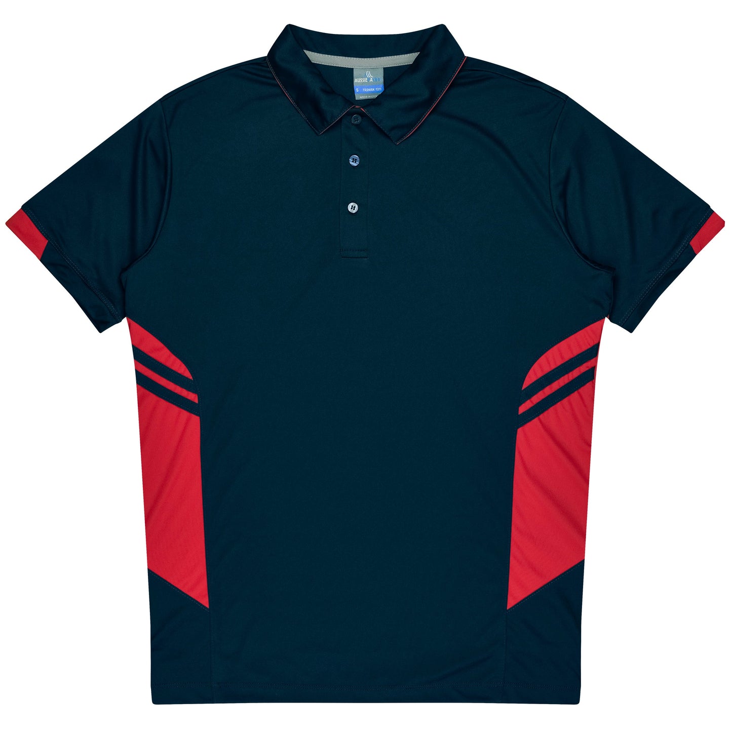 NAVY/RED - Tasman Kids Polos