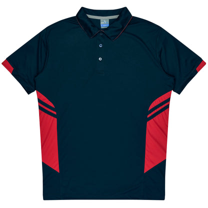 NAVY/RED - Tasman Kids Polos