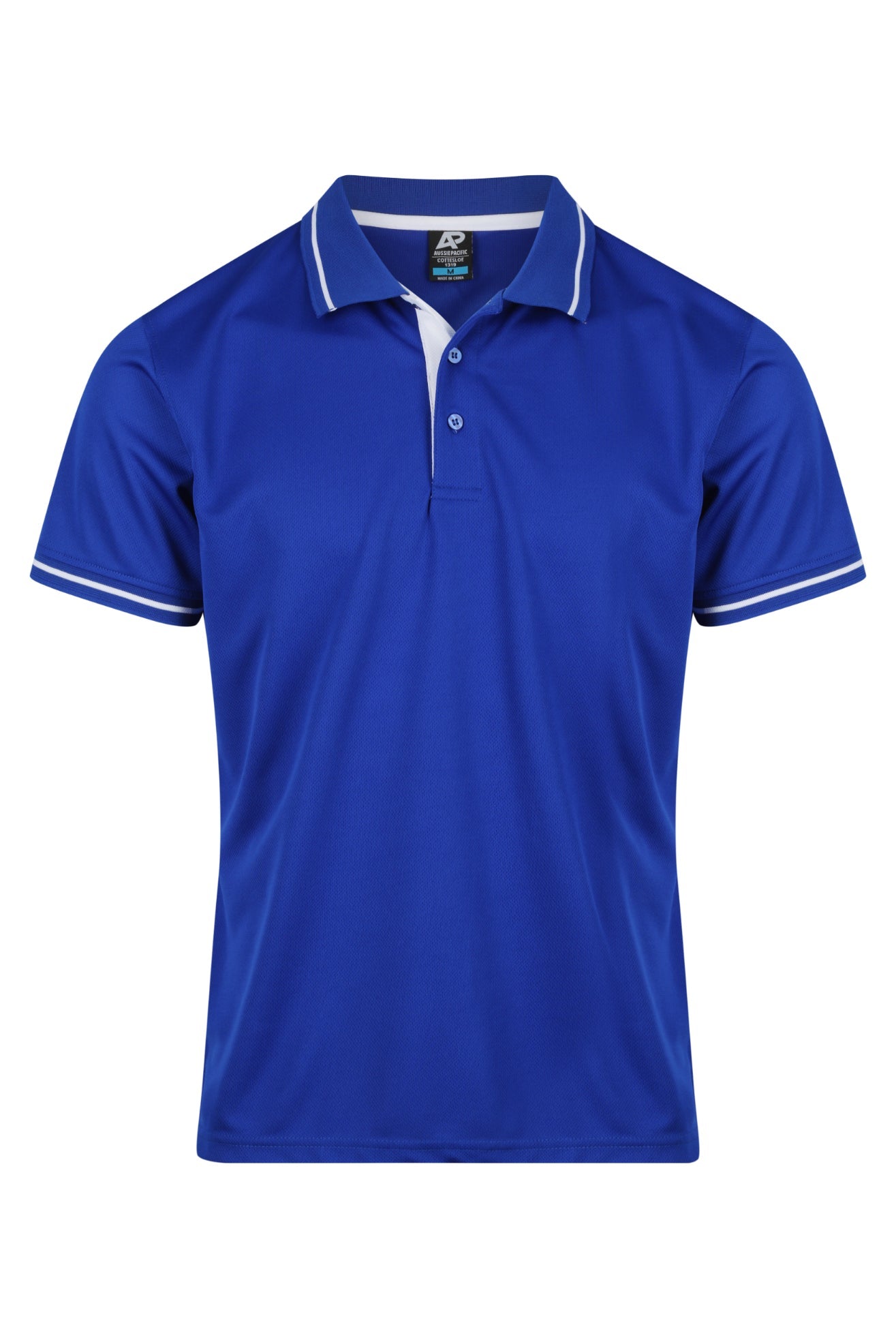ROYAL/WHITE - Cottesloe Mens Polos