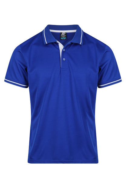 ROYAL/WHITE - Cottesloe Mens Polos